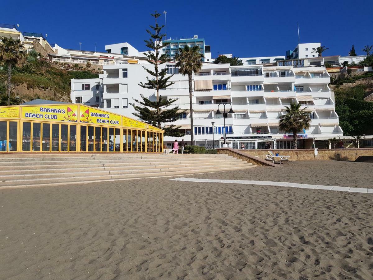Lujoso estudio frontal al mar Torremolinos Exterior foto